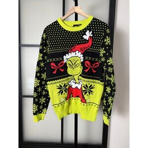 Mad Engine The Grinch Christmas Sweater Size Medium